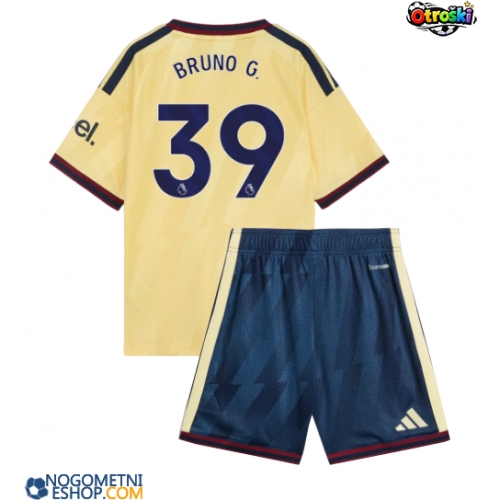 Otroški Nogometni dresi Arsenal Bruno Guimaraes #39 Tretji 2026-27 Kratek Rokav (+ Kratke hlače)